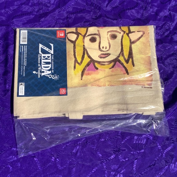 Canvas Color The Legend of Zelda: Echoes of Wisdom - Wanted Poster Tote Bag - Picture 3 of 4